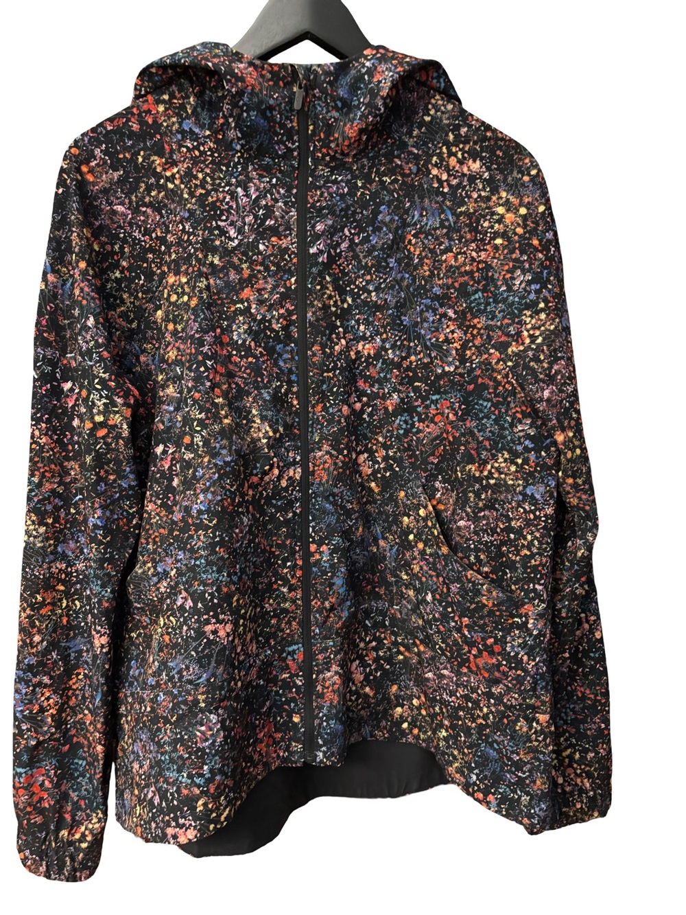 Women's Multi-Color Hooded Zip Jacket